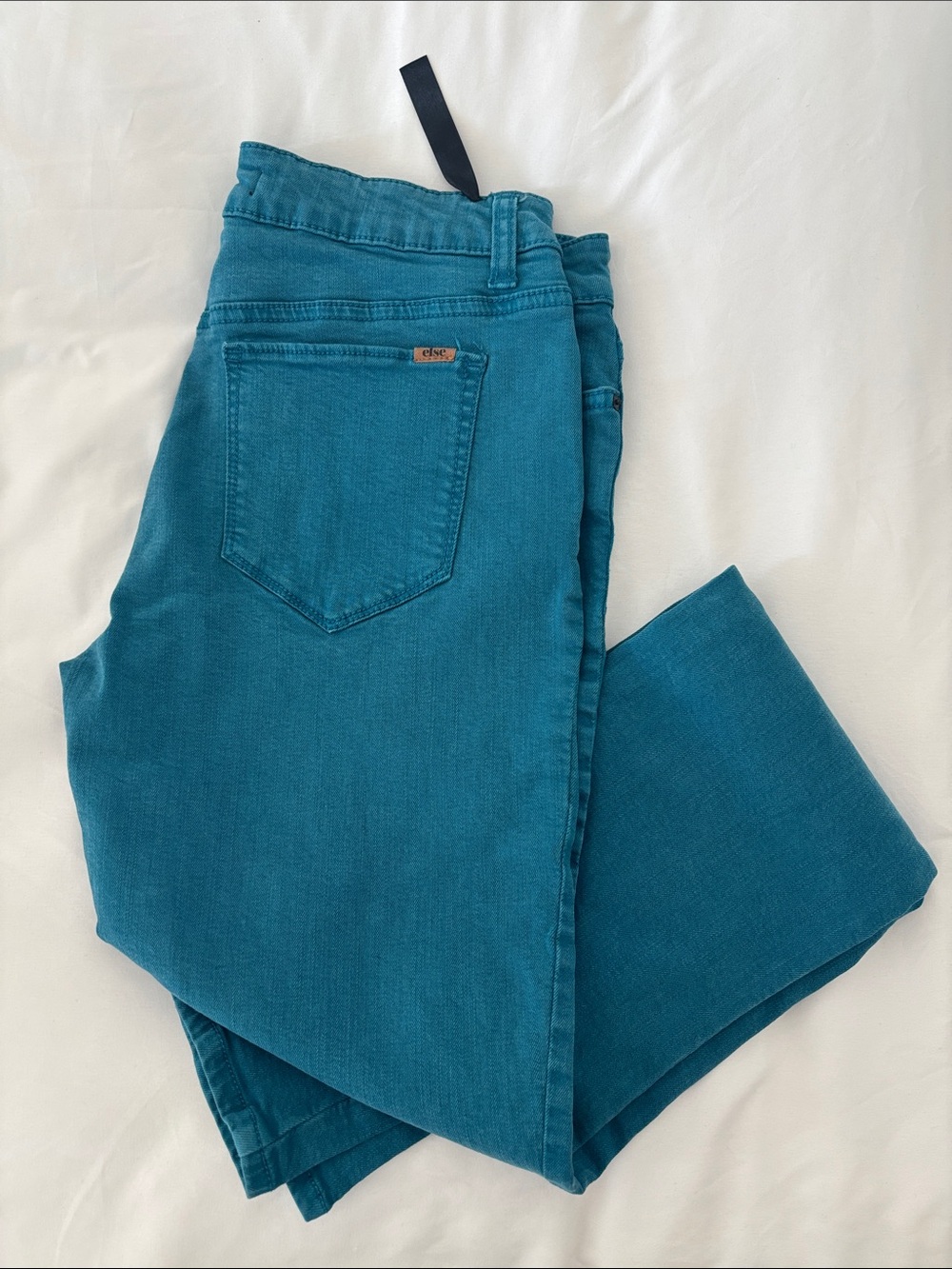 Mid-Rise Teal Women’s Jeans